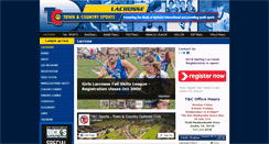 Desktop Screenshot of lacrosse.tandcsports.org