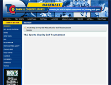 Tablet Screenshot of baseball.tandcsports.org